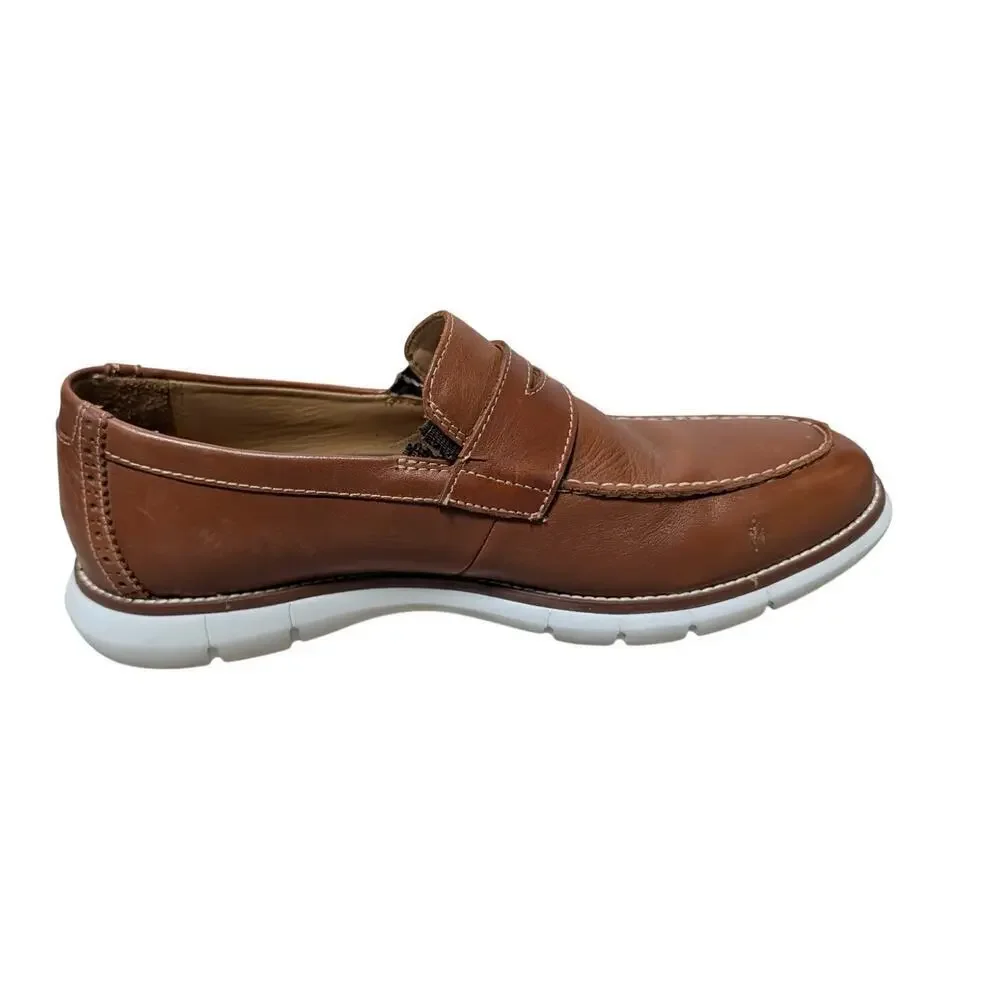 JOHNSON & MURPHY  Men's Casual Dress Shoes/Loafers size 8; Leather, Damage